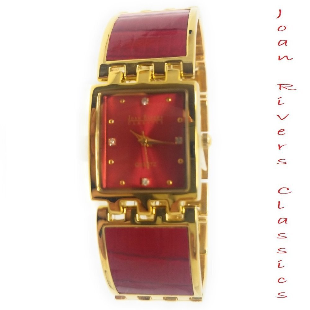 Joan Rivers Classics Women's Bracelet Watch, Red